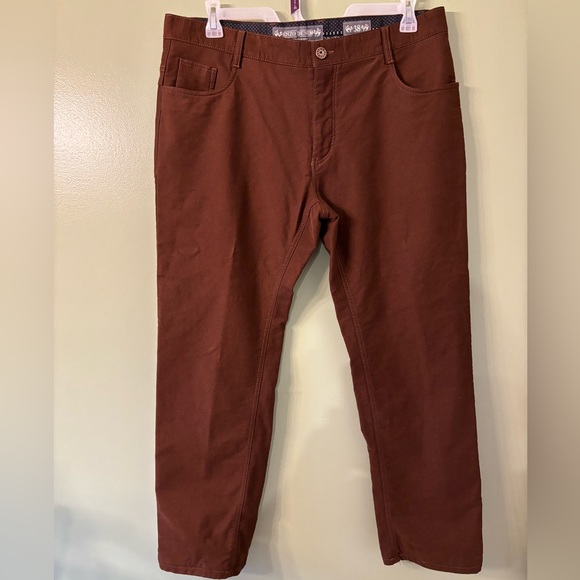 Enzo Denim Mens Becker 15 Brown Jeans Size 38 Inseam 29 inches - Picture 1 of 10